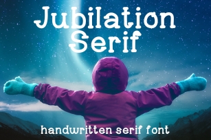 Jubilation Serif Handwritten Font Font Download
