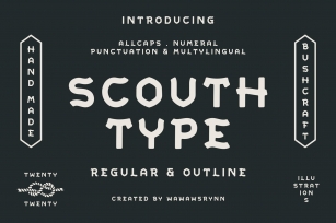 SCOUTH TYPE Font Download