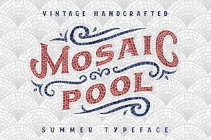 Mosaic Pool Typeface Font Download