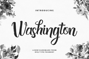 Washington script Font Download