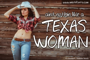 Texas Woman Font Download