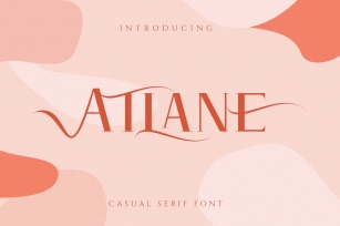 Atlane Casual Serif Font Font Download