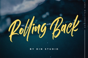 Rolling Back - Casual Script Font Download