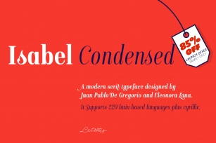 Isabel Condensed Font Download