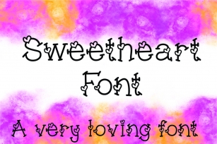 Sweetheart Hand Lettered Heart Font Font Download