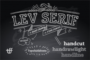 Lev Serif Handdrawn Font Download