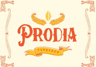 Prodia Typeface + Bonus Font Download