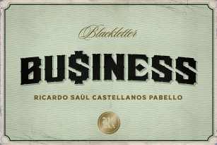 Business (Blackletter) Font Download