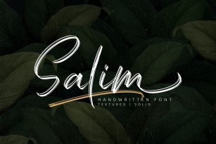 Salim - Handwritten Font Font Download