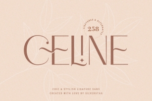 Celine - Chic Ligature Sans Font & Extras Font Download