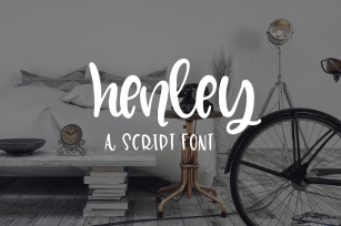 Henley - A Bounce Script Font Download