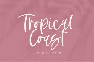 Tropical Coast - A Handwritten Script Font Font Download