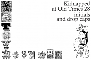 Kidnapped at Old Times 28 Font Download