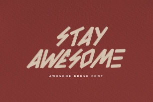 Awesome Brush Font Font Download