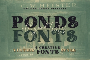 Ponds Typeface Font Download