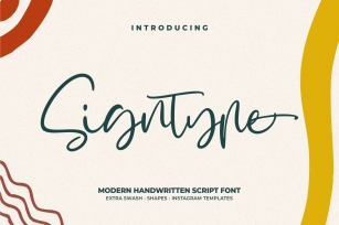 Signtype - Modern Script Font Download