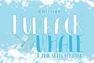 Humback Whale Font Download