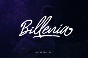 Billenia - Script Font Font Download