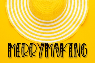Merrymaking - 4 Styles Font Duo - Handlettered Font Download