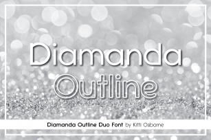 Diamanda Oulines Duo Font Font Download