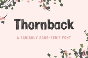 Thornback Font Download