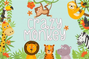 Crazy Monkey Curly Font | LoveSVG Font Download