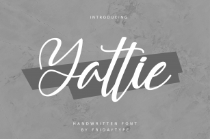 Yattie Handwritten Font Font Download