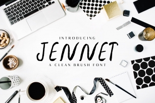 Jennet Brush Font Family Font Download