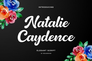 Natalie Caydence - Elegant Script Font Download