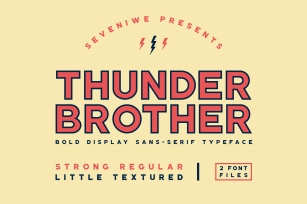 Thunderbrother - Bold Sans-serif Font Font Download