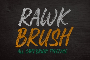 Rawk Brush Font Download