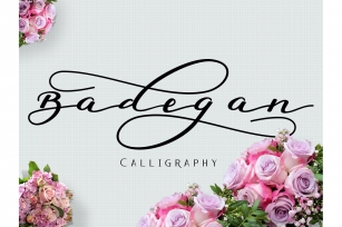 Badegan Calligraphy Font Download