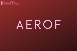 Aerof Sans Serif Font Download