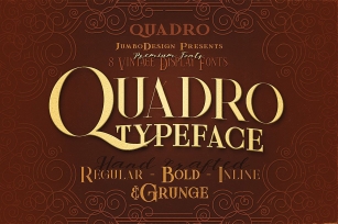 Quadro - Display Font Font Download