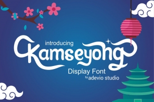 Kamseyong Display font Font Download