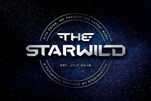 THE STARWILD - Futuristic Modern Font Font Download