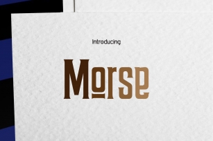 Morse Font Download