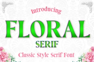 Floral Serif Font Download