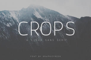 Crops - A Clean Sans Serif Font Download