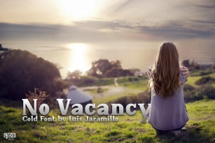 No Vacancy Font Download