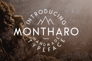 Montharo Typeface + Vector Font Download