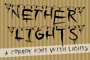 PN Nether Lights Font Download