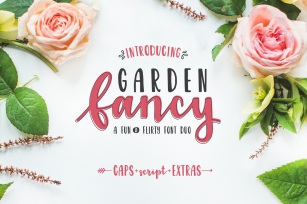 Garden Fancy Font Duo Font Download
