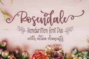Rosendale Font Duo Font Download