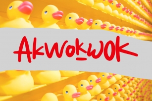 Akwokwok Playful Font Font Download