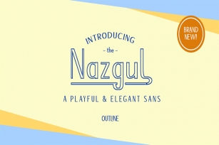 Nazgul Outline Font Download