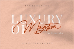 Mayestica - Luxury Signature Font Font Download