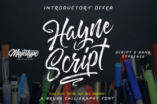 Hayne Script + Sans Font Download