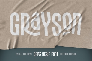 Grayson font & mockup Font Download