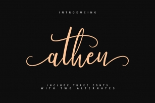 Athen Typeface Font Download